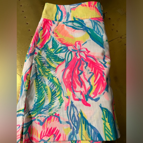 Lilly Spulitzer multicolor mini Skirt Size 00 - Picture 5 of 11